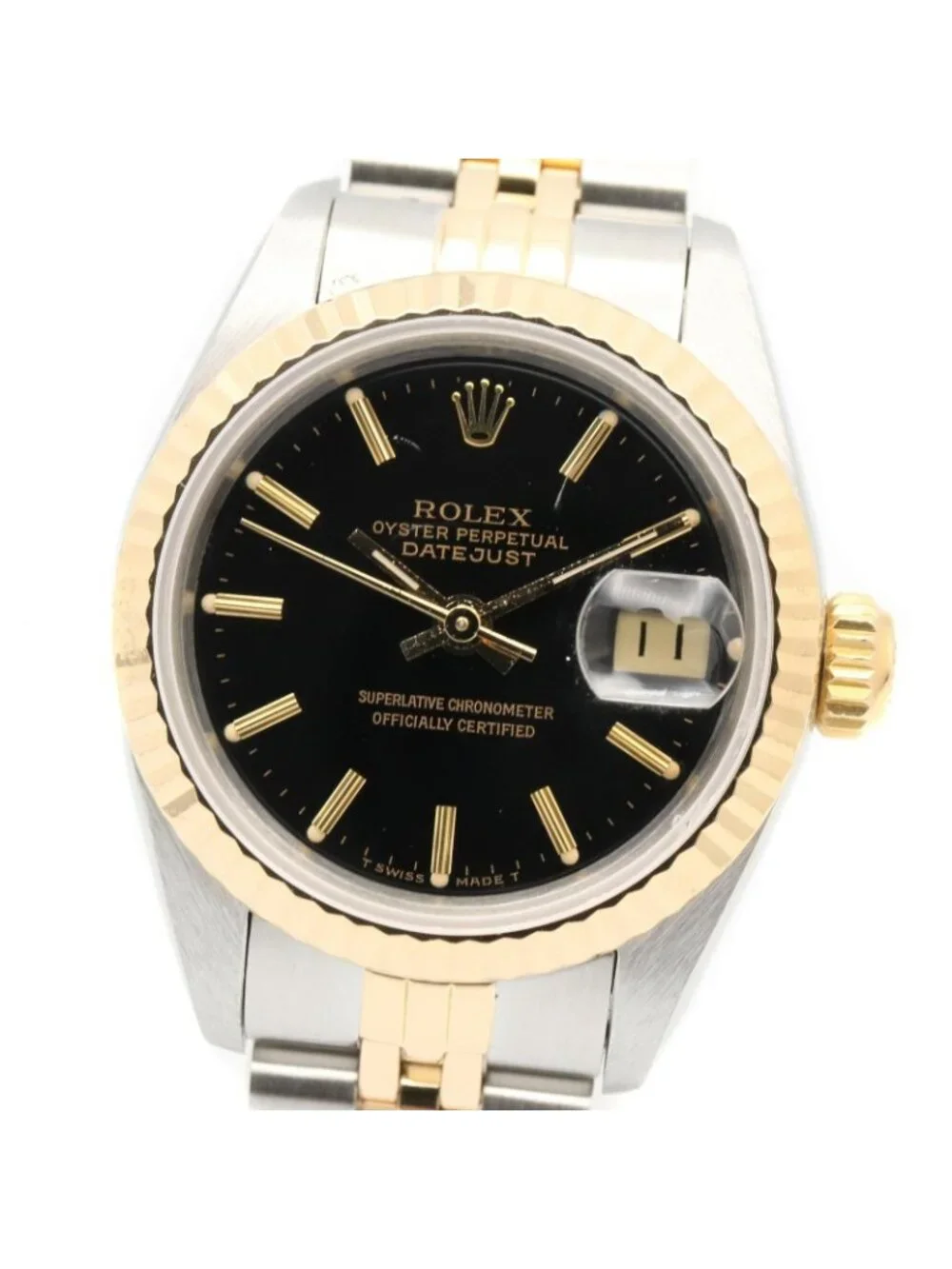 Rolex Watch Datejust No 97 Bar 18K Stainless Steel